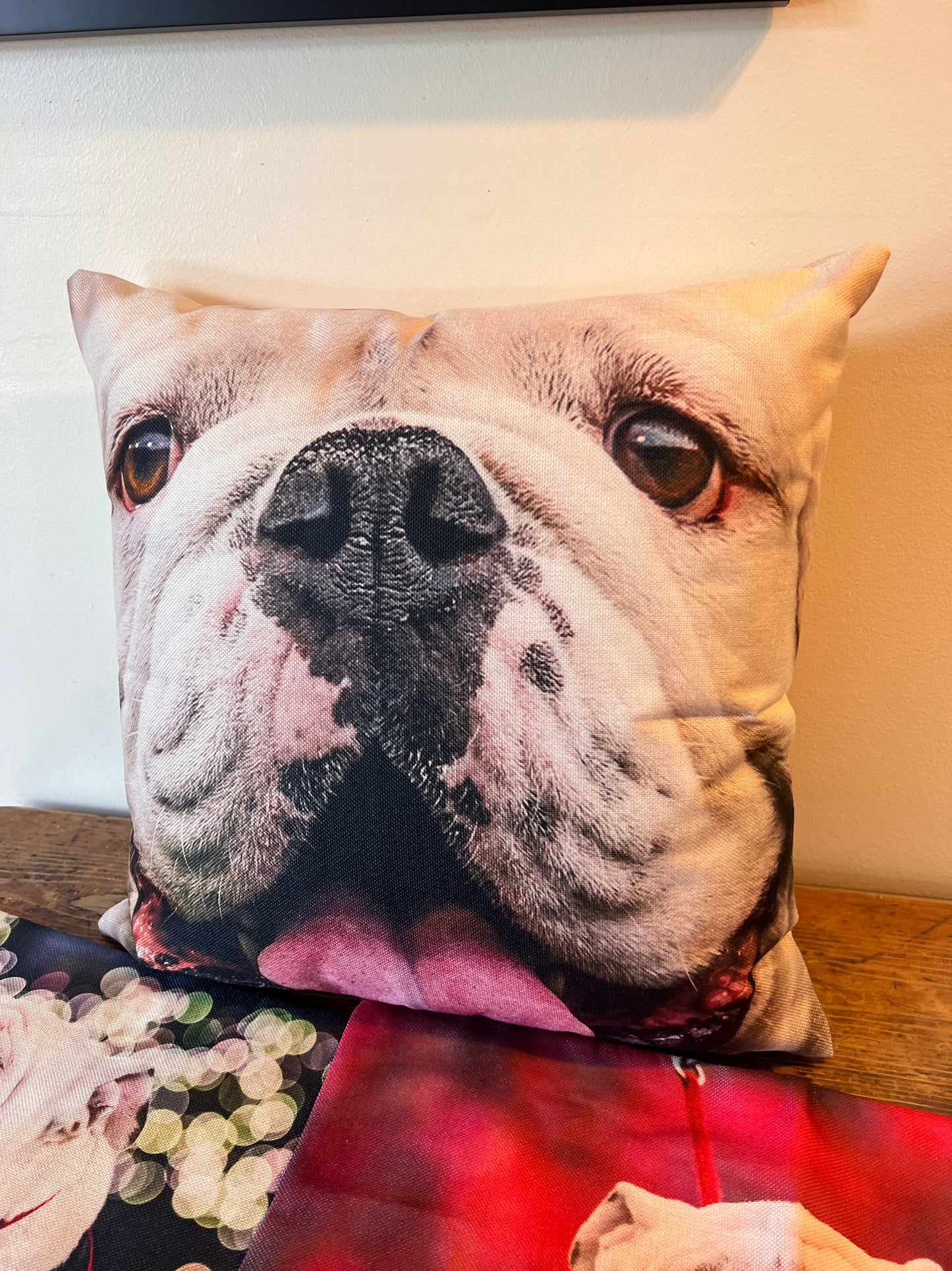 Uga X Mascot Closeup 18x18" Throw Pillow Cover - Indoor/Outdoor