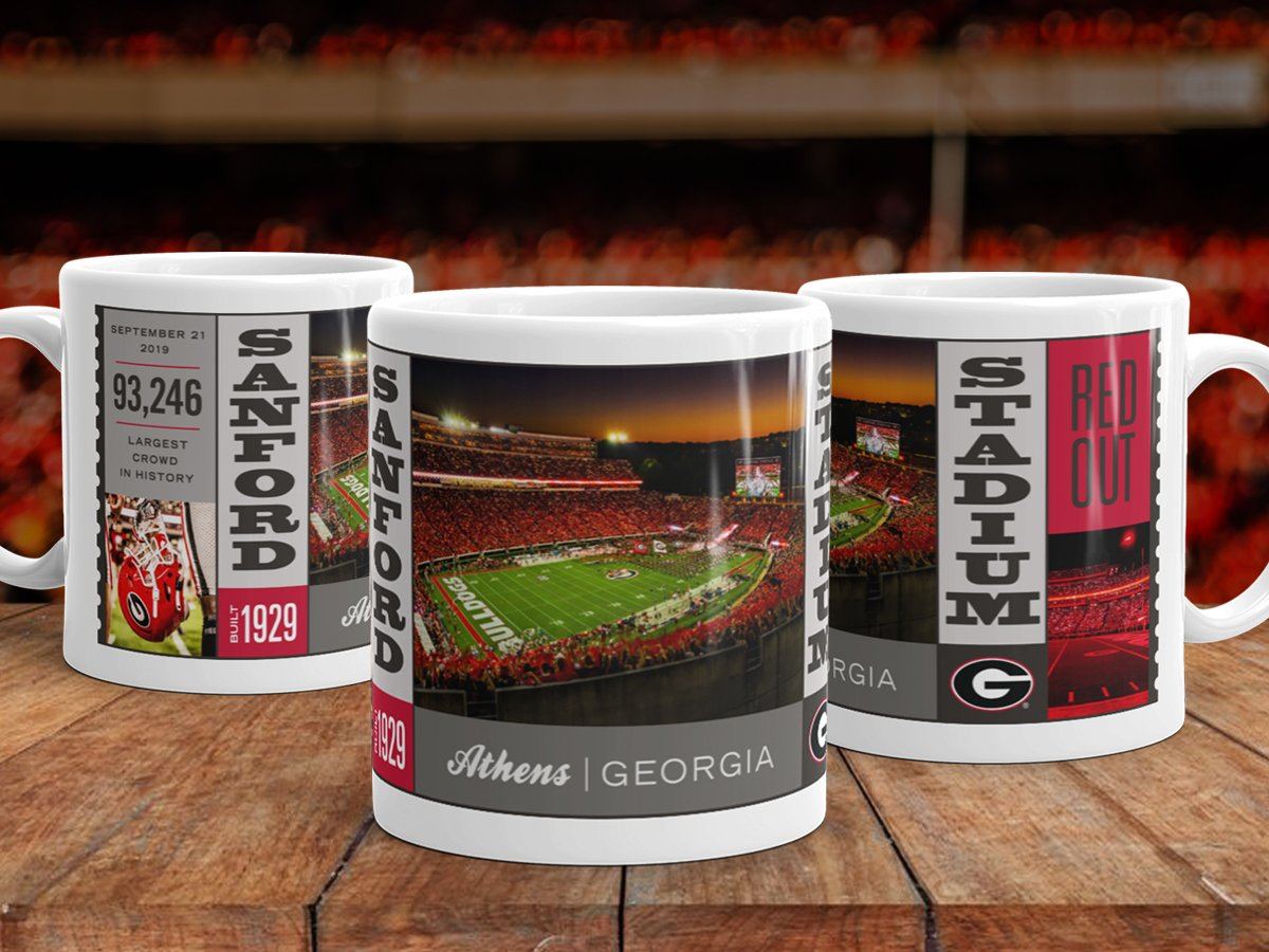 Sanford Stadium Dawgs vs Notre Dame Victory Mug - Coffee Photo Mug - Wholesale - WRIGHT PHOTO