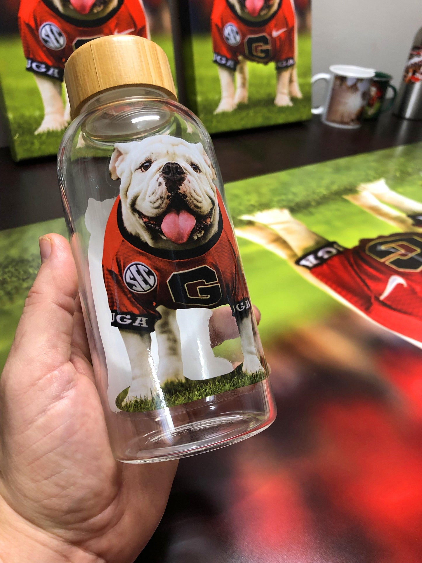 Uga X Mascot - 4" Die Cut Premium UV Vinyl Photo Sticker Decal - Wholesale - WRIGHT PHOTO