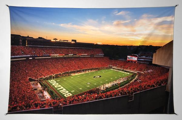 Sanford Stadium Redout Tapestry Wall Art - 2XL - Wholesale - Wright Photo