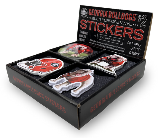 Georgia Bulldogs Mini-Sticker Retail Display Packages