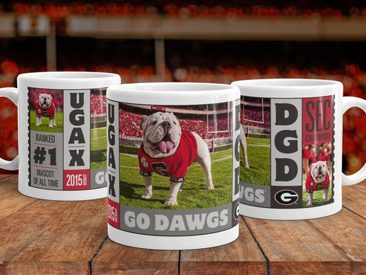 UGA X Mascot Victory Mug - Photo Coffee Mug - Wholesale - WRIGHT PHOTO