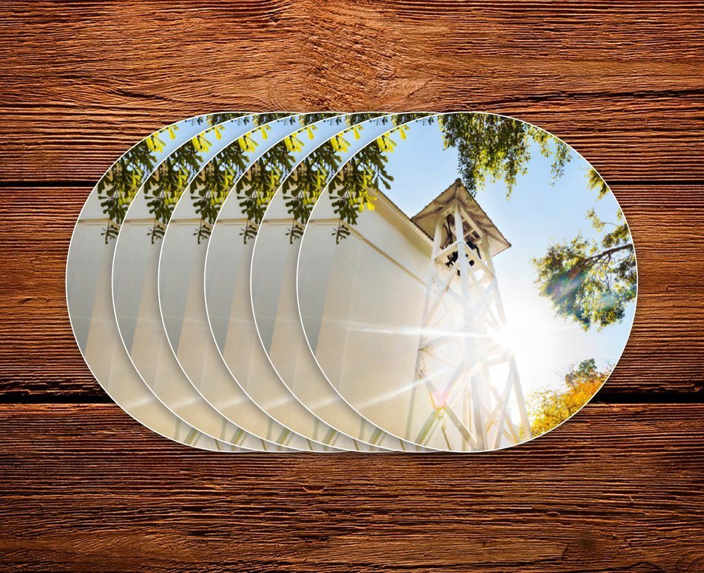Chapel Bell 3" Circle Mini Sticker - Wholesale Display Refills - WRIGHT PHOTO