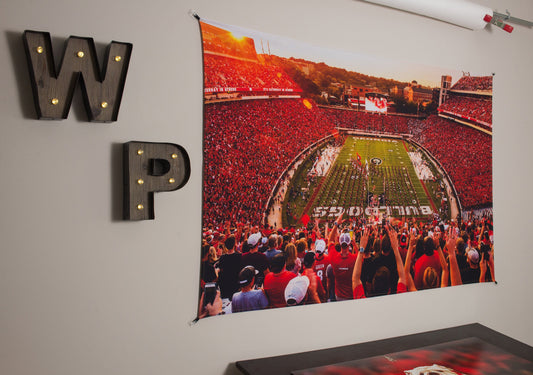 Saturday in Athens Sanford Stadium Tapestry Wall Art - 2XL - Wholesale - Wright Photo