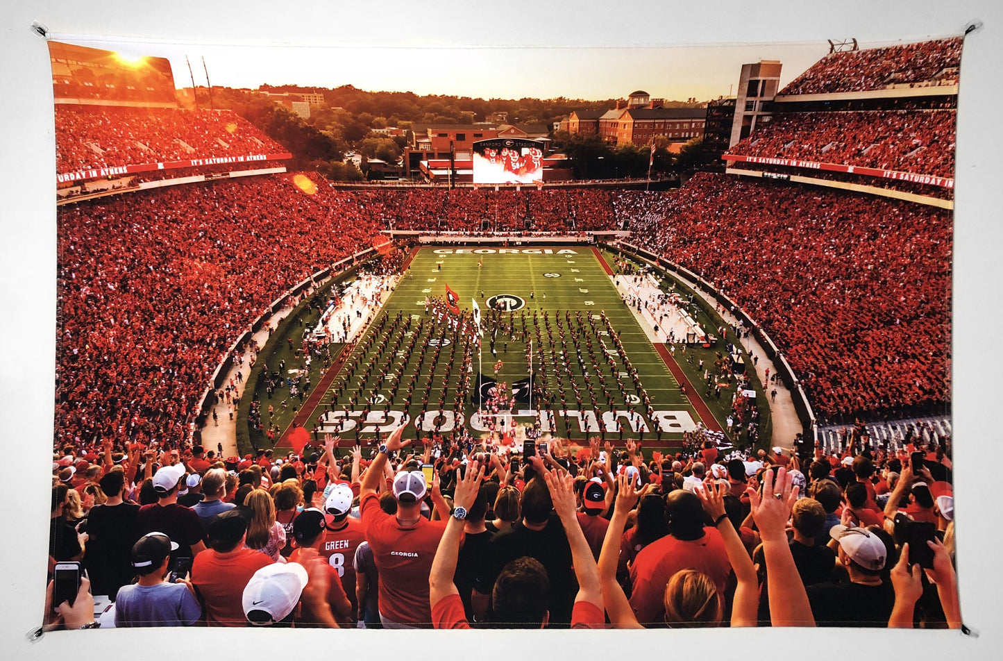 Saturday in Athens Sanford Stadium Tapestry Wall Art - 2XL - Wholesale - Wright Photo